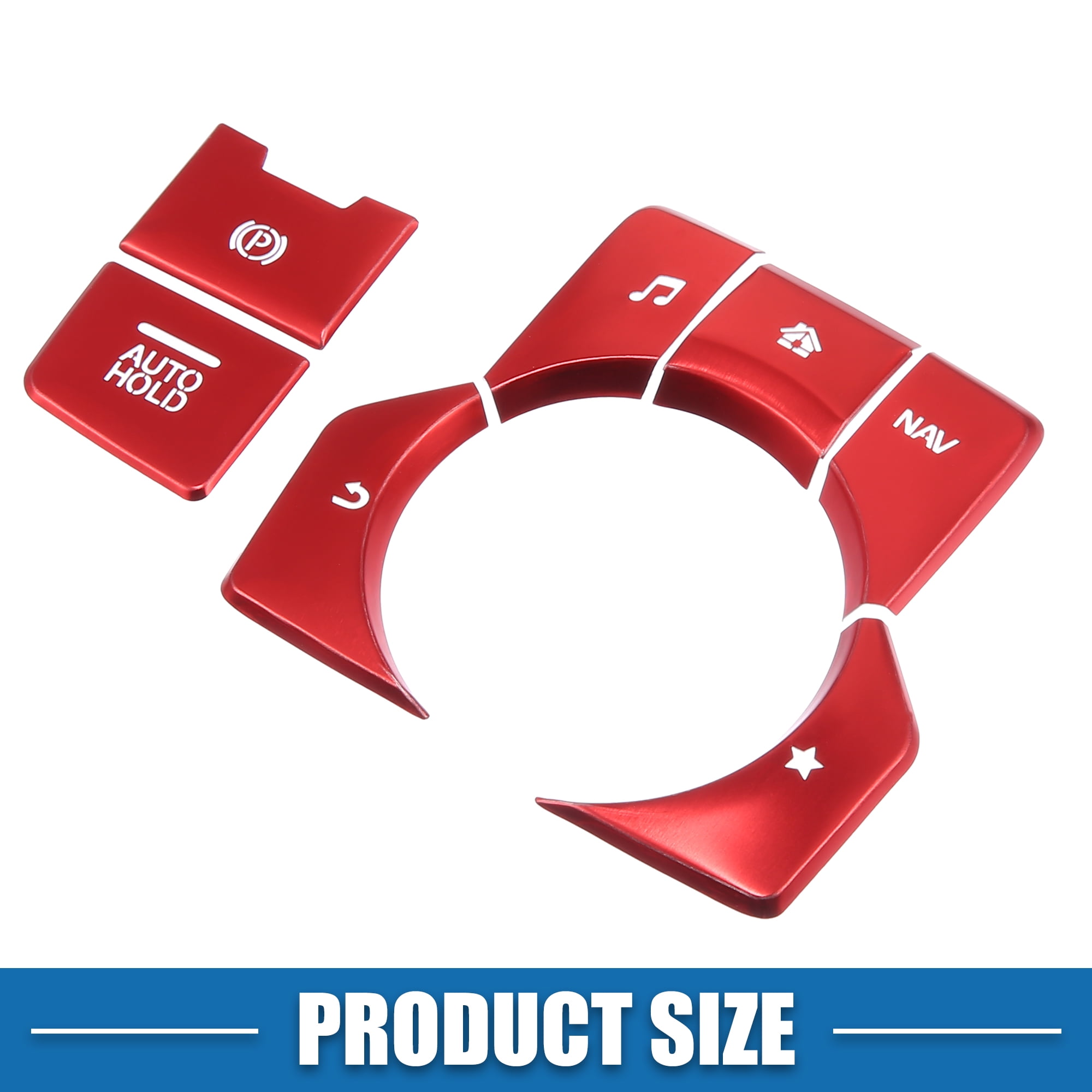 Unique Bargains Center Console Gear Panel for Mazda CX-5 2017-2020 Red