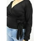 thumbnail image 4 of Blusa escote cruzado Roman Fashion /Tallas Extras, 11758 (Negro) negro 40, 4 of 7