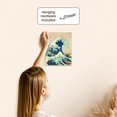 thumbnail image 5 of 3dRose, The Great Wave off Kanagawa by Japanese artist Hokusai - dramatic blue sea ocean Ukiyo-e print 1830, Museum Grade Canvas Wrap 8x10, 5 of 6