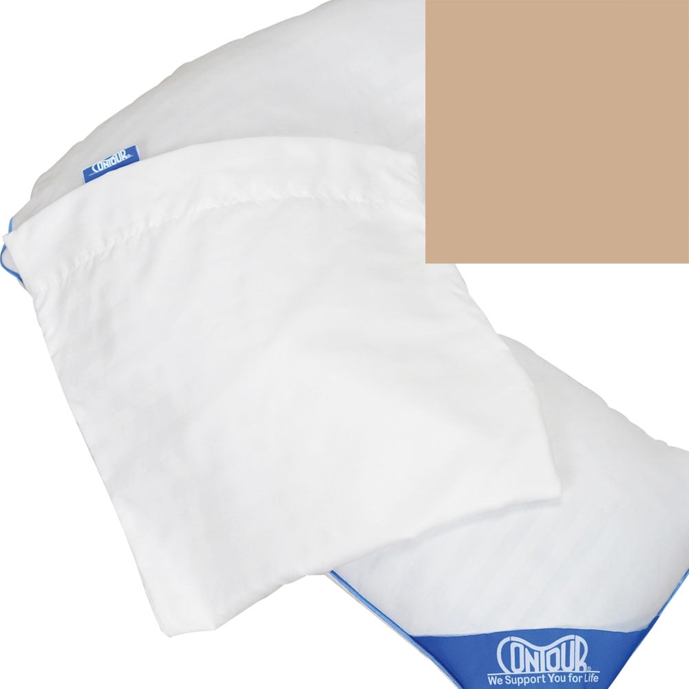 Contour Products Deluxe L Shaped Pillow Cover Soft Durable 100 Cotton