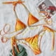thumbnail image 4 of Trajes de baño sexy con cuello halter y parte inferior lateral de bikini para mujer, decoración de concha, trajes de baño sexy MFZFUKR BST2002386-1, 4 of 7