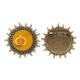 thumbnail image 1 of Pin de gancho de metal vintage con forma de sol Unbranded Calabaza Día de Acción de Gracias 4.5 cm, 1 of 3