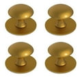 thumbnail image 1 of 4 Pcs Drawer Knobs Aluminum Self-Adhesive Knobs Convenient Handle Replacement Knobs Sliding Doors Home Improvement Gold, 1 of 7