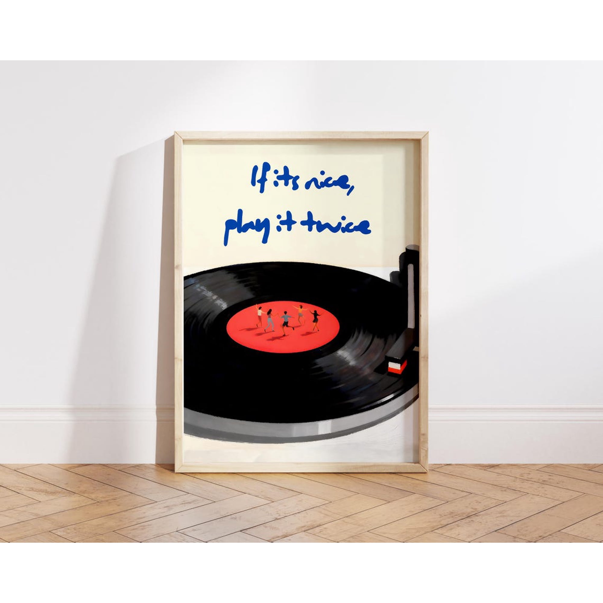 If Its Nice Play It Twice Vinyl Record Music Poster Music Room Studio And Home Decor