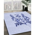 thumbnail image 3 of Ahgly Company Machine Washable Indoor Rectangle Transitional Lavender Blue Area Rugs, 7' x 10', 3 of 7