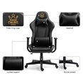 thumbnail image 2 of Gaming Chair with Poker King Crown Logo, Texas Hold'em Sign Ergonomic Computer Chair with Headrest Lumbar Support Recliner Height Adjustable Swivel Office Desk Chair, 2 of 7