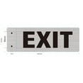 thumbnail image 4 of EXIT Sign -Two-Sided/Double Sided Projecting, Corridor and Hallway Sign (Aluminum, Silver, 4x12 Inch)-The Hallway Line(ref062022), 4 of 5