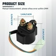 thumbnail image 2 of GY6 Starter Solenoid Relay for Chinese 50cc 125cc 110cc 150cc 200cc 250cc ATV 4 Wheel Scooter Go Kart Quad Moped Dirt Pit Bike Tao Tao Coolster Coolster Coleman Apollo X pro Kids Part Switch, 2 of 4