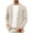 White, variant on Mgmyaa Men's Blazer Cotton-Linen Dressy Casual Button Pocket Collared Long Sleeve Jacket