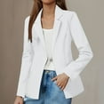 thumbnail image 2 of QHFBli Womens Casual Blazers Open Front Long Sleeve Work Office Suit Jackets Blazer, 2 of 5