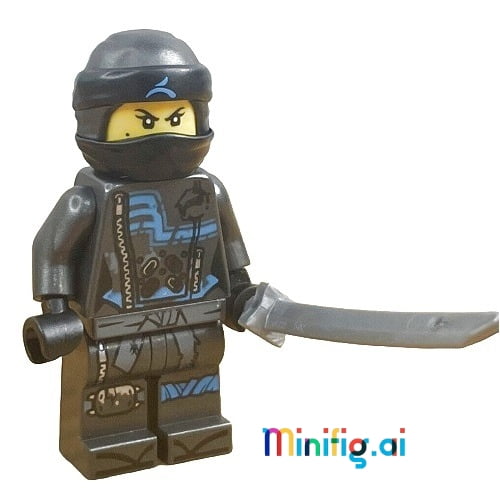 LEGO Ninjago Zane ZX with Detailed Armor Minifigure