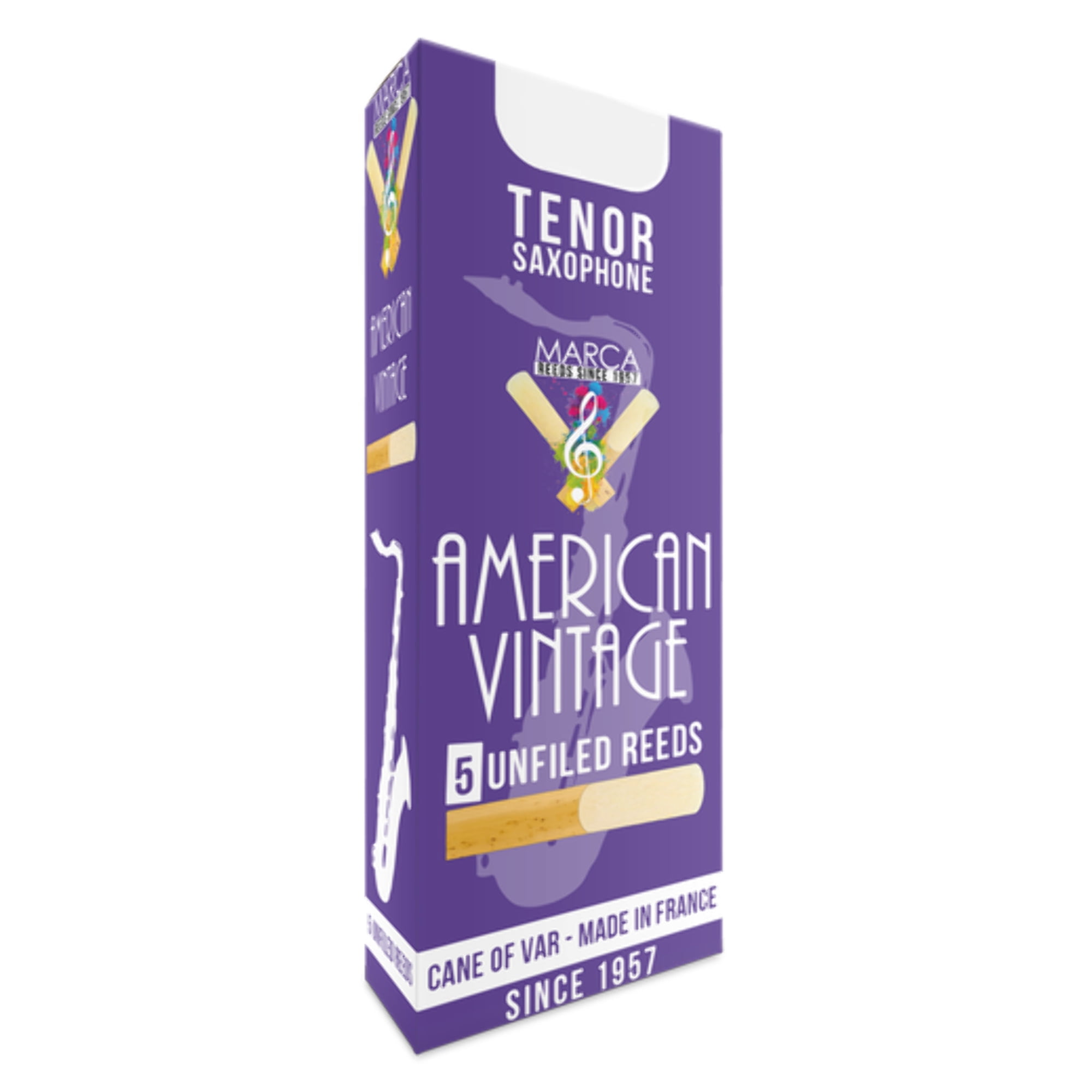 Marca American Vintage Tenor Saxophone Reeds - 5 Per Box