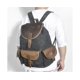 thumbnail image 2 of Water Resistant Canvas+quality Leather Travel University College School Bag Rucksack Backpack Daypack For Men Laptop Bag 9950 - Black, 2 of 3