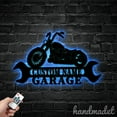thumbnail image 2 of Handmadetneonsign Motorcycle Garage Metal Wall Art Light, Garage Metal Sign Wall Decor, Garage Metal Decor 62340, 2 of 5