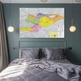 thumbnail image 3 of Kyrgyzstan Map Posters Poster Decorative Painting Canvas Wall Art Living Room Posters Bedroom Painting 16x24inch(40x60cm), 3 of 6