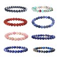 thumbnail image 2 of Guardurnaity unisex de cuentas de piedra natural de moda artesanía fina pulseras fáciles de usar para mujeres Ropa, zapatos y accesorios Miscelánea, 2 of 6