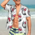 thumbnail image 7 of Susaid Cute Poodle Dog Print Hawaiian Shirts for Men Women,Hawaiian Summer Short-Sleeve Casual Relaxed-Fit Button-Down,3X-Large, 7 of 7