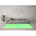 thumbnail image 3 of Ahgly Company Indoor Rectangle Solid Emerald Green Modern Area Rugs, 2' x 4', 3 of 4
