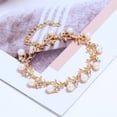 thumbnail image 5 of SmartBy Elegant Faux Pearl Rhinestone Necklace Earrings Bracelet Bridal Jewelry Gift, 5 of 7