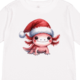 thumbnail image 4 of Inktastic Christmas Axolotl Boys or Girls Long Sleeve Toddler T-Shirt, 4 of 5