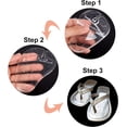 thumbnail image 5 of 6 Pairs Gel Metatarsal Pads Self Adhesive Silicone No Slip Gel Toe Post Cushions Protectors Ball of Foot Grip Pads Forefoot Padding Inserts Gel Pads for Thong Sandals Flip Flops (Clear), 5 of 7