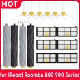 thumbnail image 1 of 1Set HEPA Filters Brushes Kit for IRobot Roomba 800 900 Series 860 870 880 890 960 980 990 Robot Vacuum Cleaner Parts~2951, 1 of 5