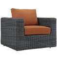 thumbnail image 6 of Modway Summon 5 Piece Outdoor Patio Sunbrella® Sectional Set in Canvas Tuscan, 6 of 9