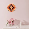 thumbnail image 3 of 10 Inch Wall Clock Battery Operated Silent Clock Decorative for Office, Kitchen, Outdoor, Living Room，Colorful Style Ethnic Pattern, 3 of 4
