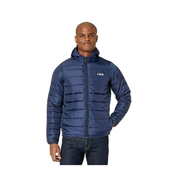 Fila Pavo Quilted Jacket Mens Jackets Size Color: Peacoat - Walmart.com
