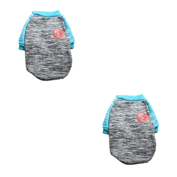 Ropa para perros Methold camisa Calentador de invierno Jersey multicolor 2piezas gris L