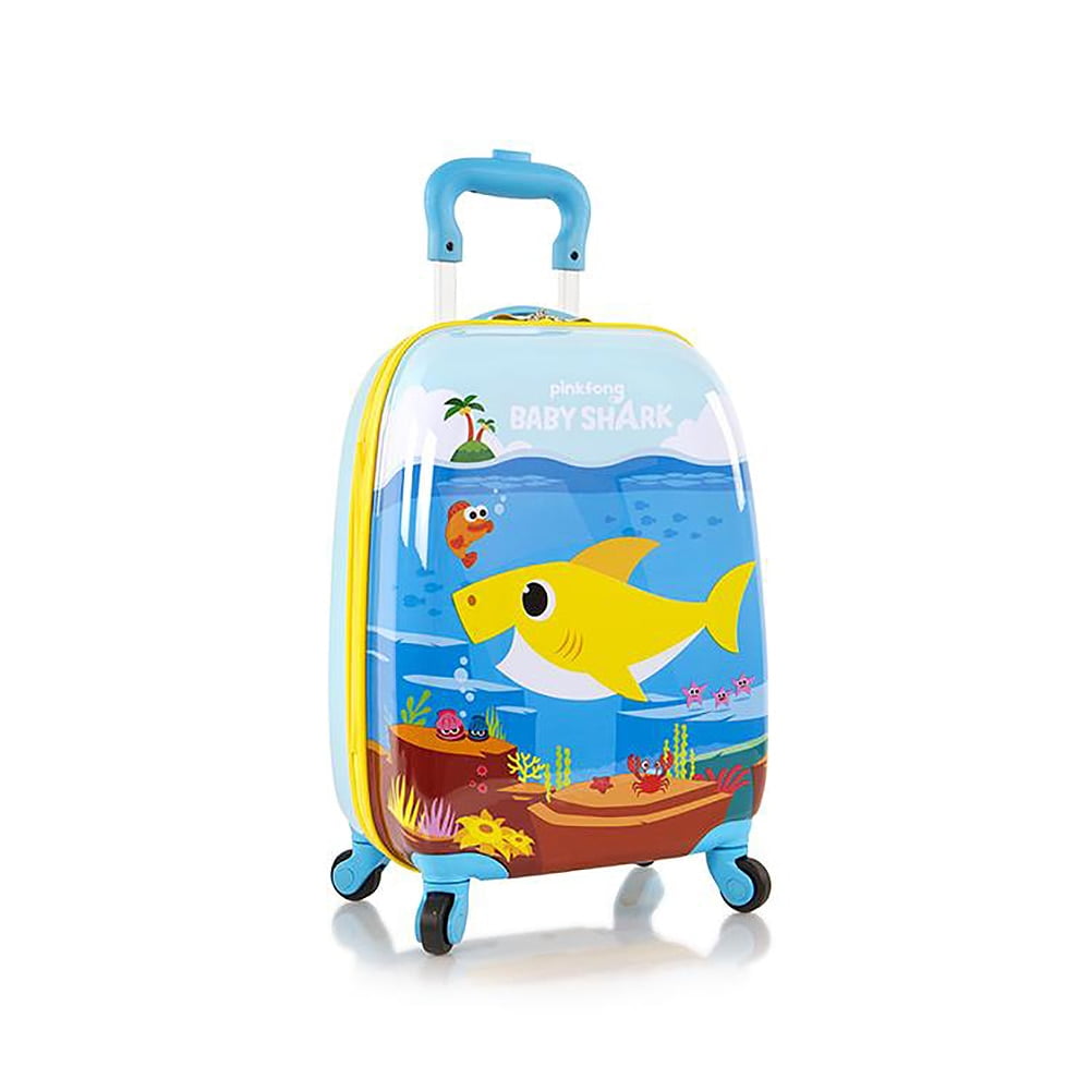 Heys Pink Frog Baby Shark Rolling Luggage Case Spinner Style BS02