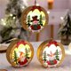 thumbnail image 1 of Descuentos Directos, Adornos navideños Colgantes de madera Adornos para árboles de Navidad Colgantes Regalos de Navidad Colgantes de madera Akmoler, 1 of 8