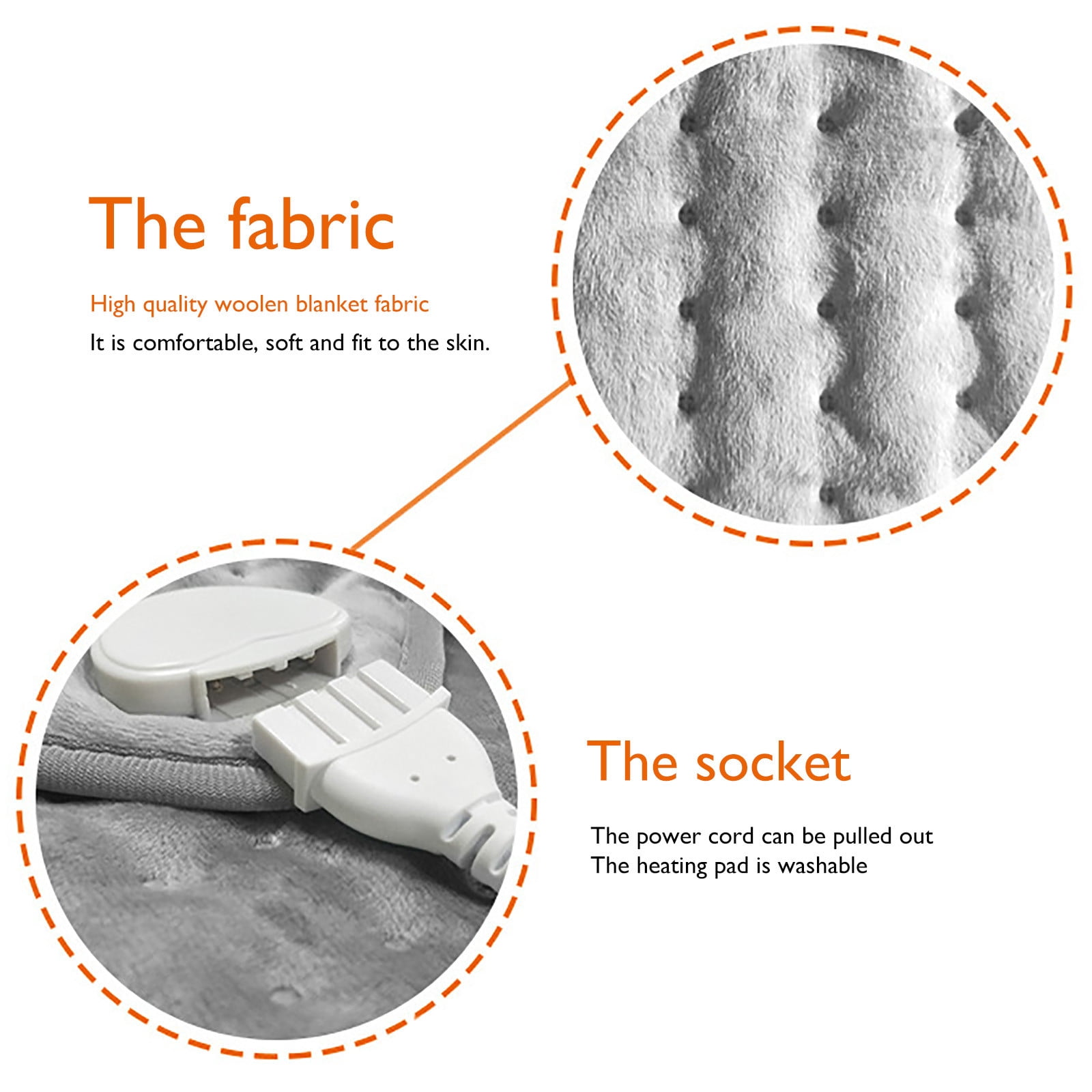 ESULOMP Heated Blanket, 23"X17" Hot Compress To Relieve Shoulder Pain And Heating Shawl