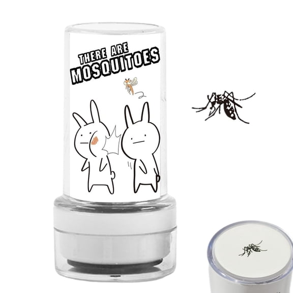 Voglyf Mosquito Stamp,Mosquito Stamp Prank Funny Stamper Self Inking Stamps, Play Stamp Toy for Adults Trick Game Party Favor School Office DIY Scrapbook Decor Funny Novelty Gift(#B)