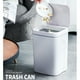 thumbnail image 4 of Yuarrent Cubo de basura eléctrico portátil recargable multimodo ajustable LED alimentado por baño inodoro cubo de basura cubo de basura Suministros de limpieza para el hogar Blanco 14L Yuarrent HA067622-01, 4 of 6