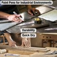 thumbnail image 4 of Rotulador de pintura DAPAWIN blanco permanente, impermeable, 8 rotuladores, 4 of 7