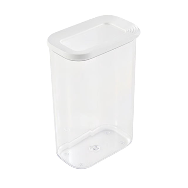 Bigersell Food Storage Containers with Lids Plastic Cereal Containers Stackable Kitchen Storage Containers Reusable Flour & Sugar Easy Opening Containers Dry Food Canisters for Kitchen Pantry D