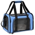 thumbnail image 1 of Cat Dog Carrier for Pets Within 3KG Airline Approved Collapsible Travel Puppy Carrier (40x25x25cm), 1 of 5