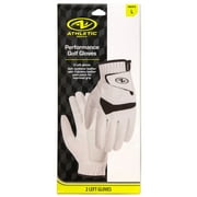 Athletic Works Performance Golf Glove, Right Handed, 2-Pack, Large