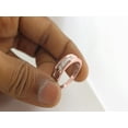 thumbnail image 4 of 14k Rose Gold Mens Diamond Ring, 1/4 Carat (ctw) Round Cut Natural White Diamond 5-Stone Anniversary Wedding Band Ring Men's Jewelry (Diamond Color: H-I, Clarity: I2, 0.25cttw) Ring Size-13, 4 of 6