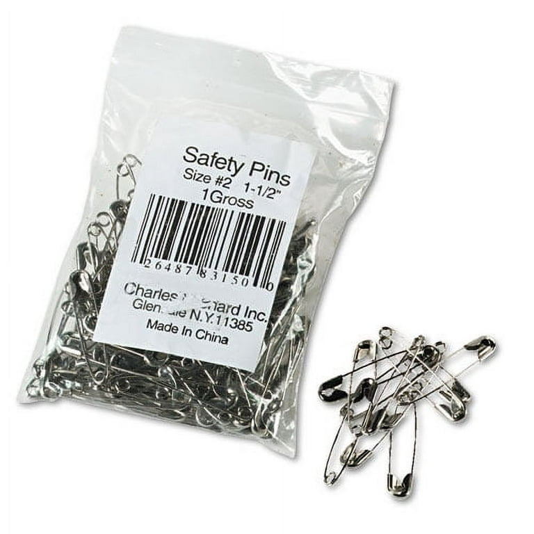 Prym Safety Pin #3, Nickel Plated Steel, Garment Holder
