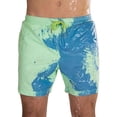 thumbnail image 3 of Magical Change Color Beach Shorts Men Swimming Trunks Swimwear Quick Dry Bathing, 3 of 3
