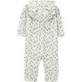 thumbnail image 2 of Carter's Child of Mine Baby Girl Hooded Jumpsuit, One-Piece, Sizes 0/3-24 Months, 2 of 5