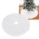 thumbnail image 4 of Estera del soporte del árbol de Navidad, 35 pulgadas, extremo abierto suave, imitación de piel de conejo, cuello de árbol de Navidad, patrón de copo de nieve, lentejuelas para ANGGREK HB3115, 4 of 8