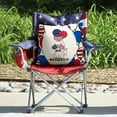 thumbnail image 4 of 4th of July Decorations Pillow Covers 18x18 Independence Day Memorial Day Set of 4 American Flag Stars and Cute Cats Throw Pillow Covers USA Freedom Pillows Decor, 4 of 7
