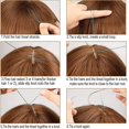 thumbnail image 4 of Paquetes de cabello de 6 colores, extensiones de cabello de 90 cm, kit de extensiones de cabello, peinados con brillo para cabello brillante, extensiones de cabello con brillo, 4 of 5