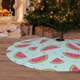 thumbnail image 6 of Sikiie Watermelon 30-48 inches {designName} Print Christmas Tree Skirt Snowman Xmas Tree Skirt with Edge Christmas Decorations for Holiday Party48", 6 of 7