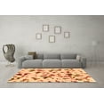thumbnail image 3 of Ahgly Company Indoor Square Abstract Orange Modern Area Rugs, 8' Square, 3 of 4