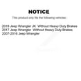 thumbnail image 2 of CMX Front Rear Disc Brake Caliper Assembly Left Right Side (Driver Passenger) Kit for Car Jeep Wrangler JK KBC-100077, 2 of 10