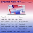 thumbnail image 2 of Cypress Plus Latex Exam Gloves Disposable, Powder-Free Medical Gloves - Ivory, Size Medium, 100 Count, 1 Box, 2 of 3